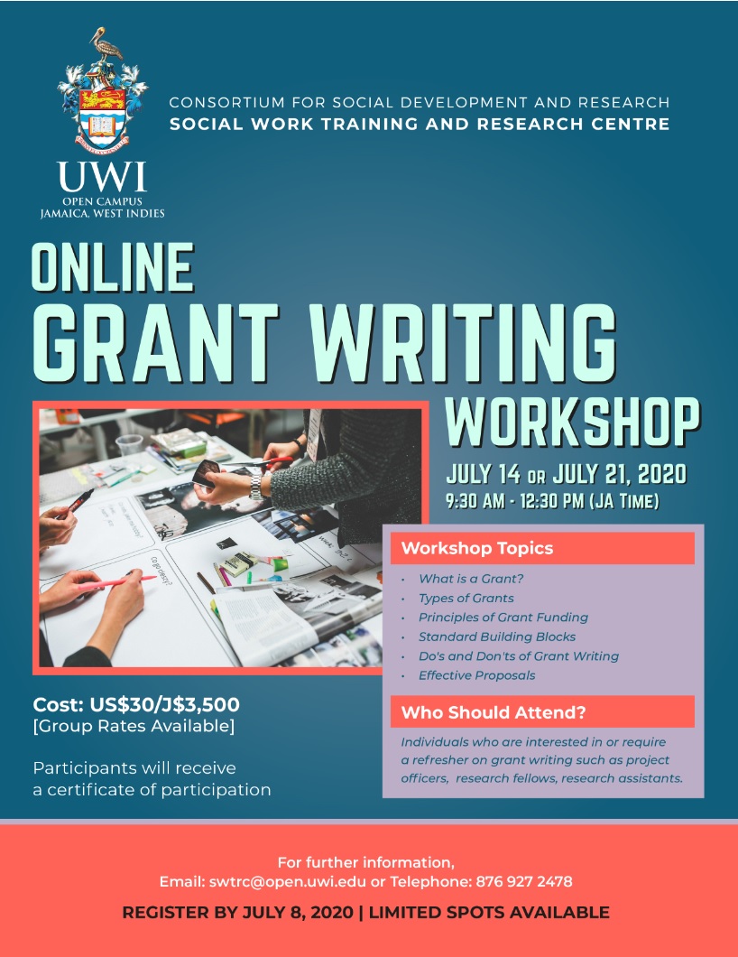 online grant writing workshop