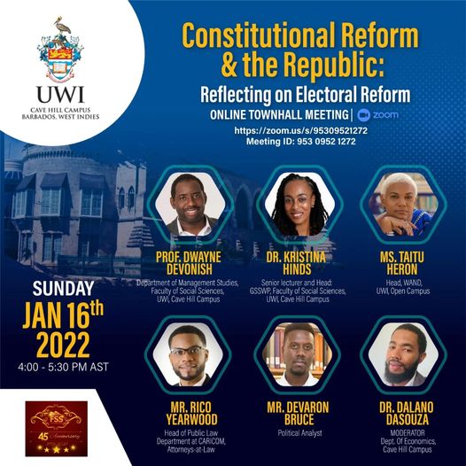 Constitutional Reform and the Republic of Barbados.