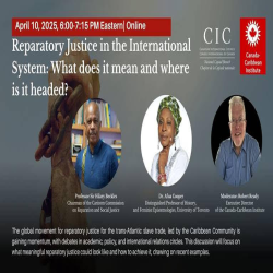 Panel Discussion on Reparatory Justice featuring Sir Hilary Beckles and Dr. Afua Cooper  on 10 April 2025