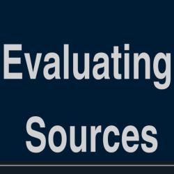 Evaluating Sources