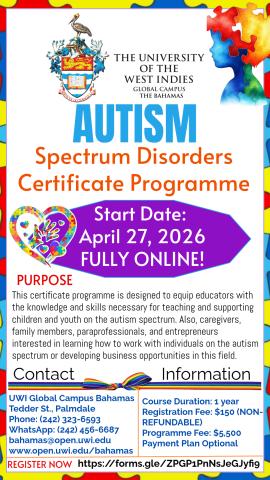 Autism Programme April 2026