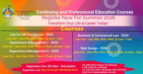 Summer CPE Courses 2026