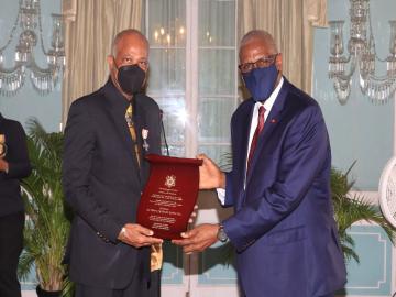 Professor Sir Hilary Beckles receives Antigua and Barbuda’s Governor-General's highest honour