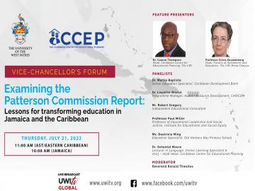 UWI Vice-Chancellor’s Forum to examine transforming  education in the Caribbean