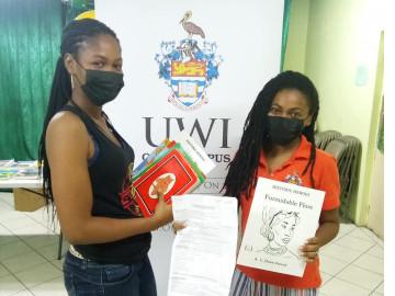 1. UWI Open Campus Saint Lucia and Bethel Tabernacle Summer Book Exchange - Parent receives Formidable Fleur and more