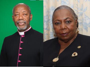 Monsignor Hon. Dr Patrick ‘Paba’ Anthony and Janet Gwennett Bostwick